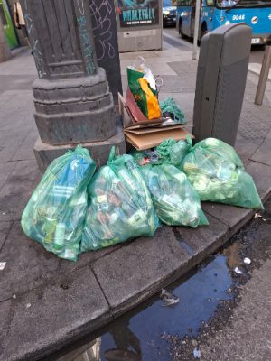 Bolsas fuera de hora en Centro